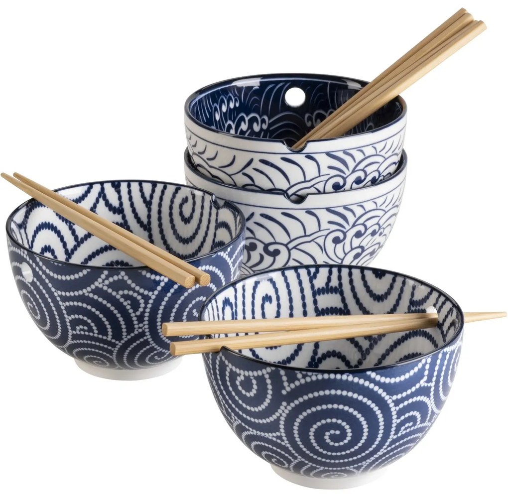 Mäser Set de boluri cu bețișoare Jurka CulinaryDelight, 4+4 buc.