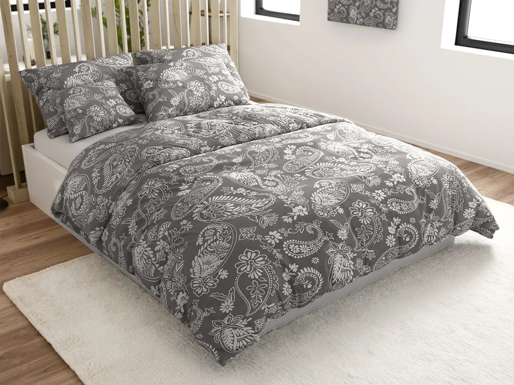 Lenjerie de pat din microfibra FILTO gri Dimensiune lenjerie de pat: 70 x 90 cm | 140 x 200 cm