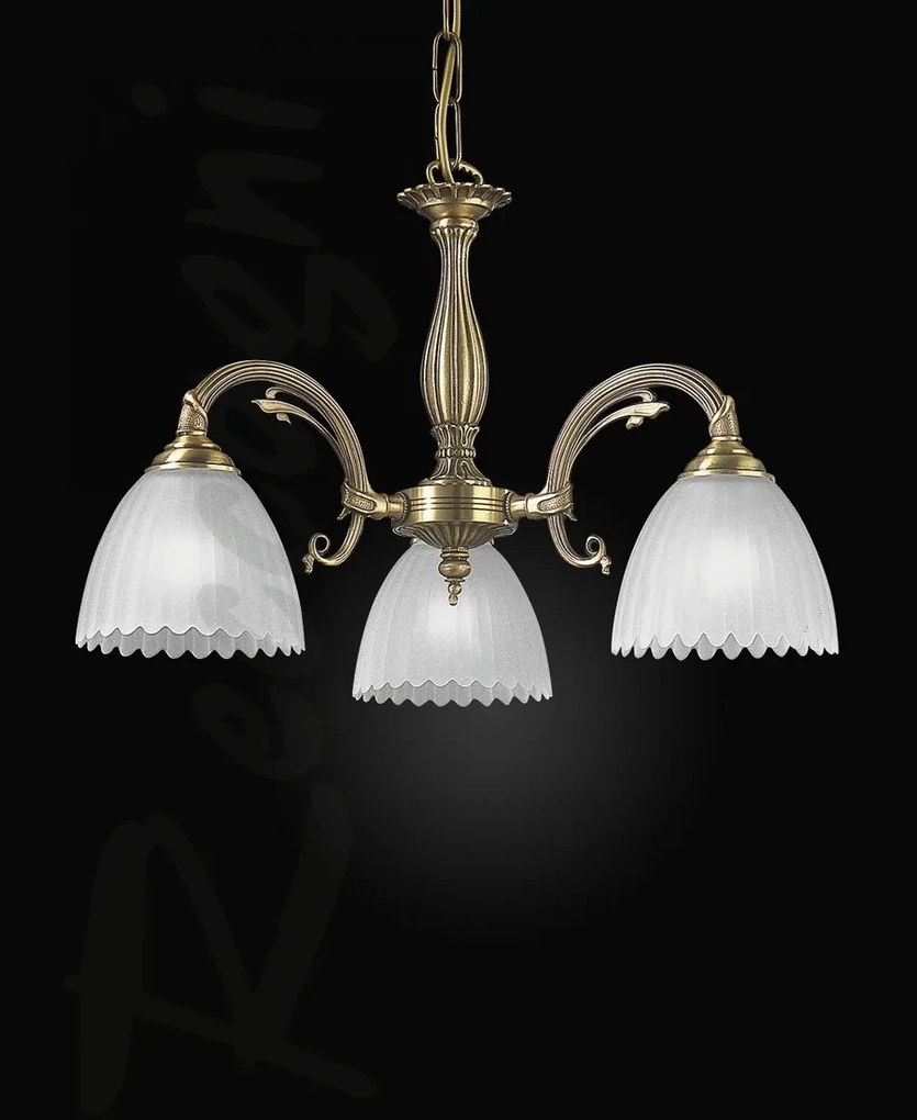 Candelabru clasic 3 brate design italian realizat manual 3520
