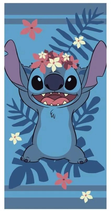 Disney Lilo și Stitch Wreath prosoape de baie, prosoape de plajă 70x140cm (Uscare rapidă)