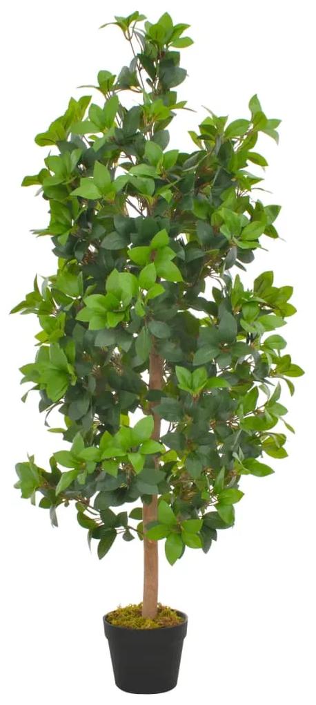 Planta artificiala dafin cu ghiveci, verde, 120 cm 1, 120 cm (1395)