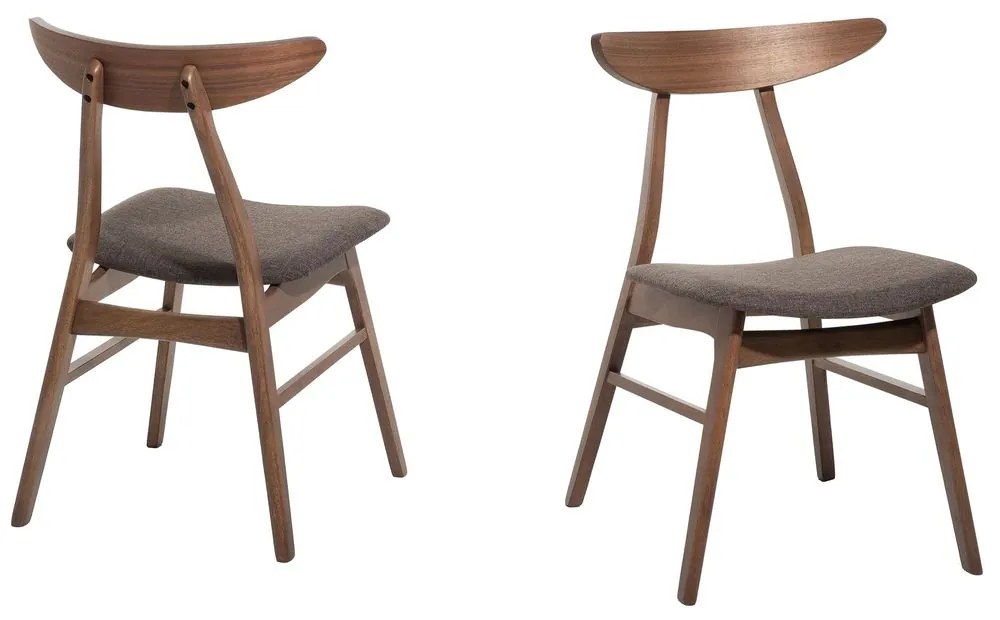 Set 2 buc. scaune pentru sufragerie Linch (gri). 1009945