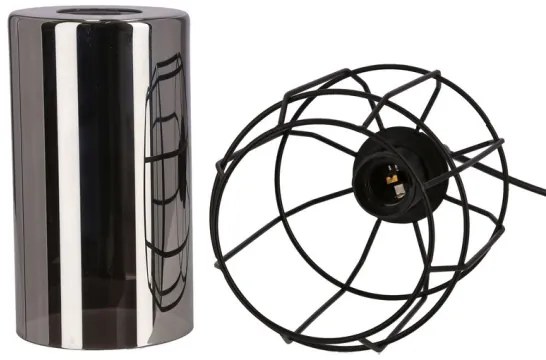 Lustră pe cablu JONERA 1xE27/40W/230V negru