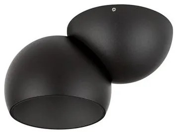 Spot LED aplicat aluminiu LUSA negru