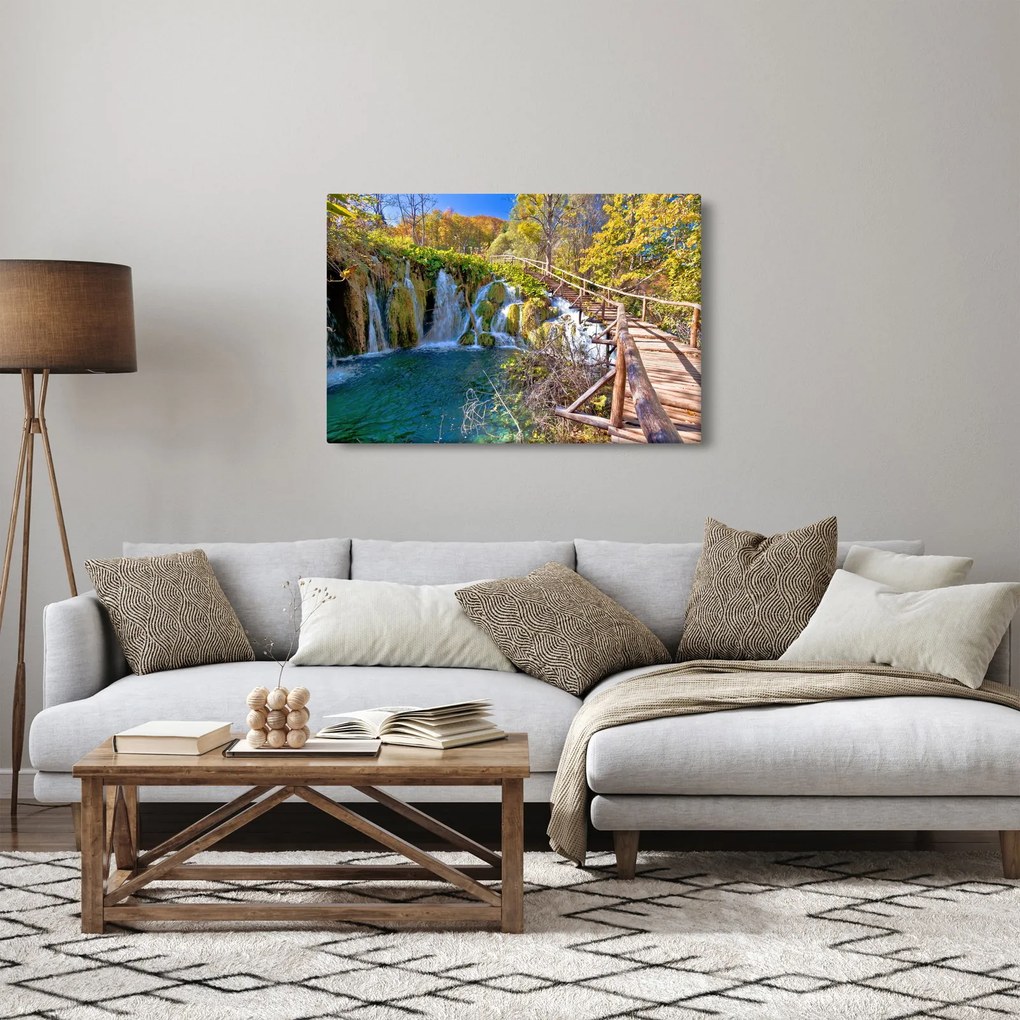 Tablou - Intrare in cascade (90x60 cm)