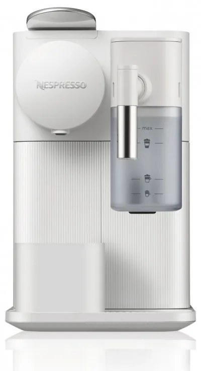 Espressor cu capsule DeLonghi EN510W, 1450W, 19 bar, 1 l, Nespresso, Auto shut-off, Alb