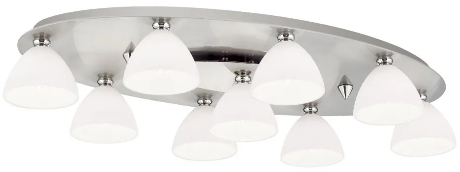 Plafoniera design modern OPALDESIGN 9L, satin