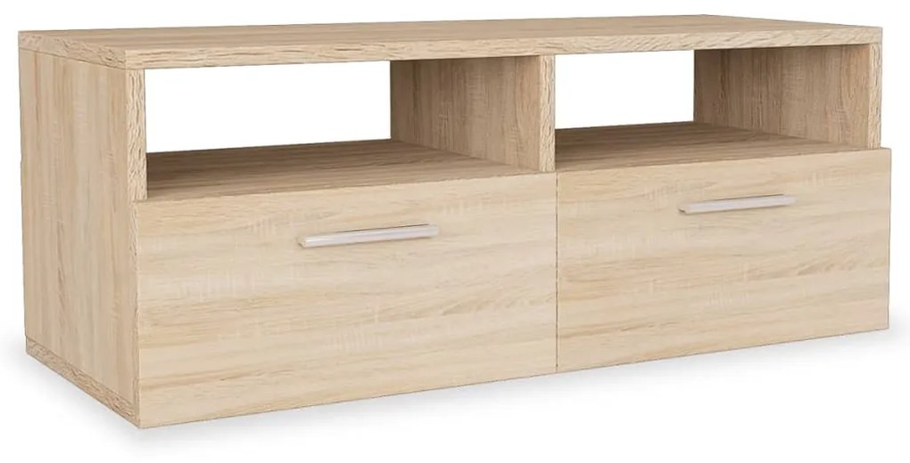 244868 vidaXL Comodă TV, PAL, 95 x 35 x 36 cm, culoarea stejarului