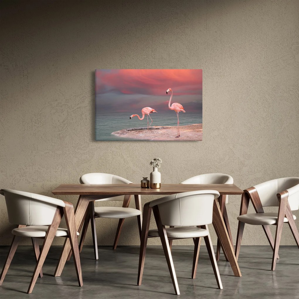 Tablou - Flamingo (90x60 cm)