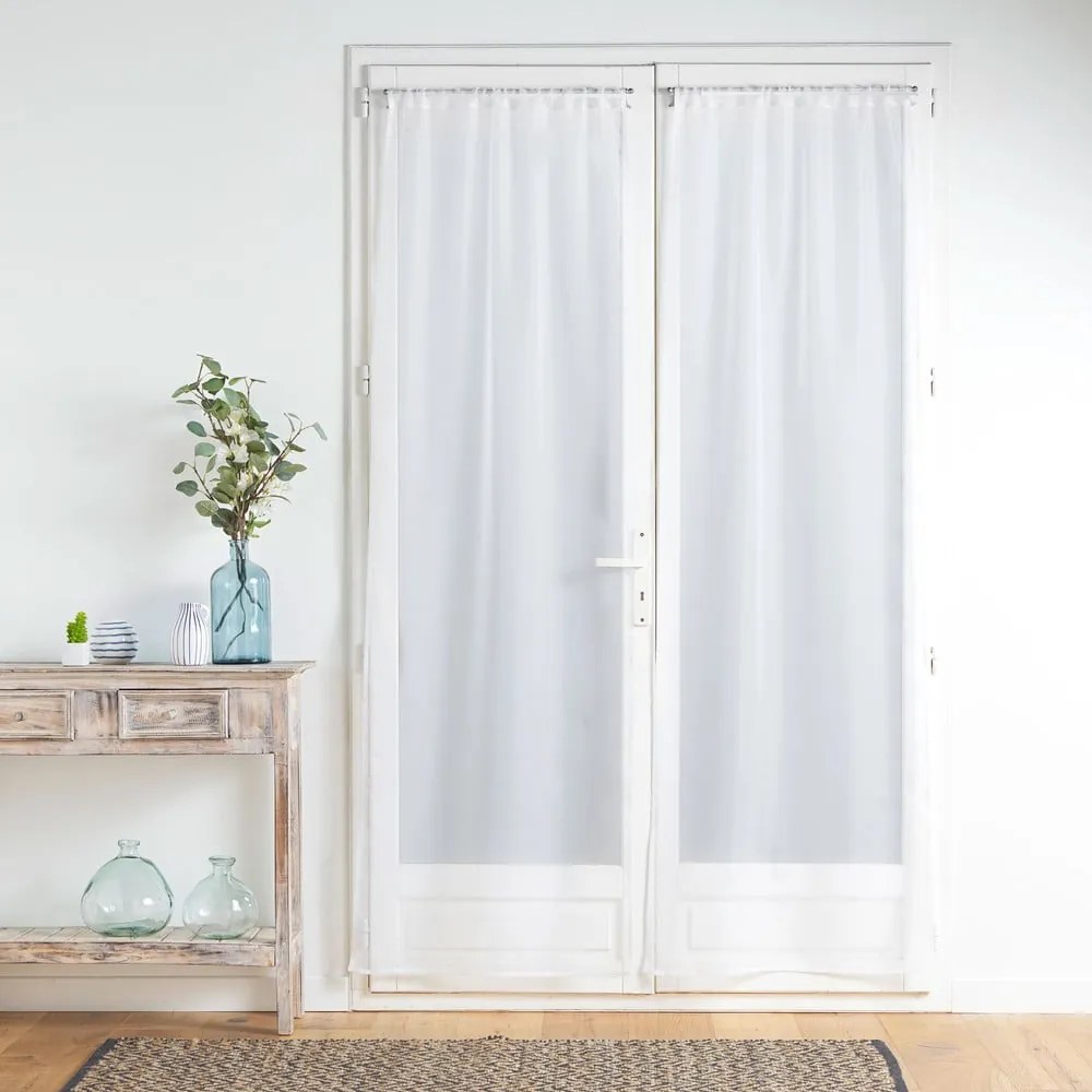 Perdele albe 2 buc. din microsatin 70x200 cm Voiline – douceur d'intérieur