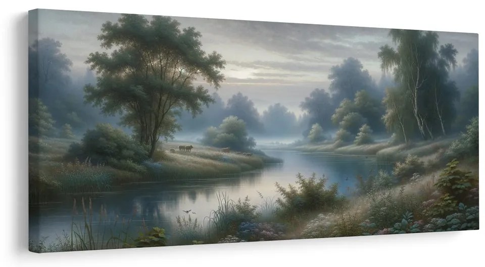 Tablou râu tăcut