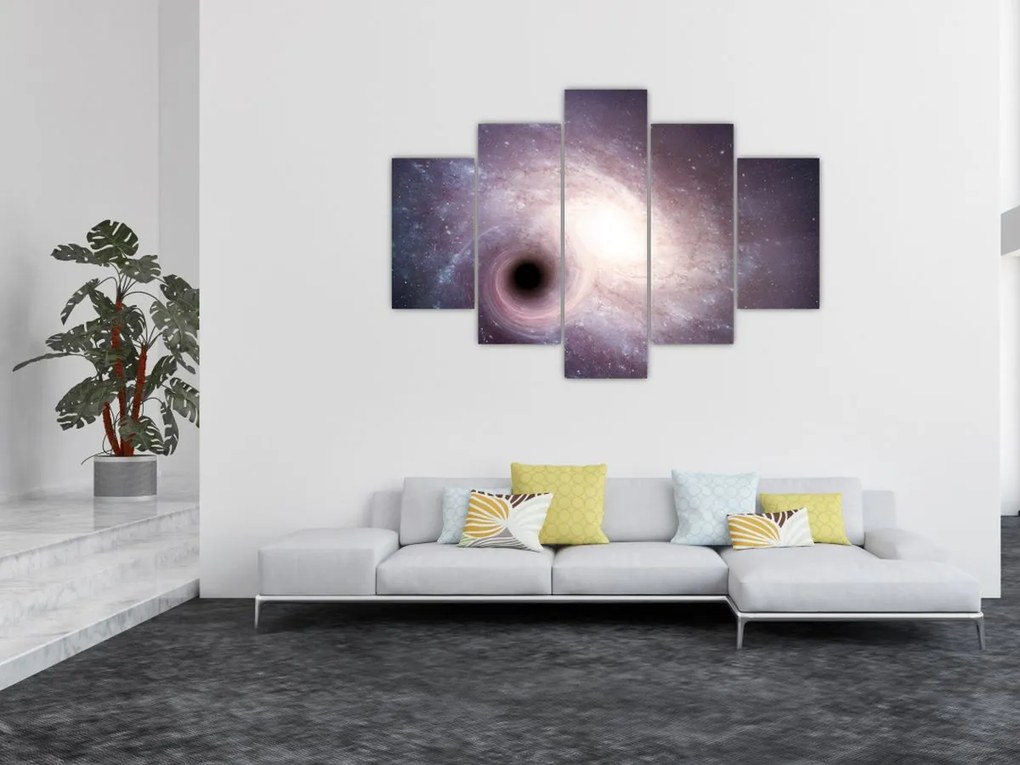 Tablou - Galaxii spiralate (150x105 cm)