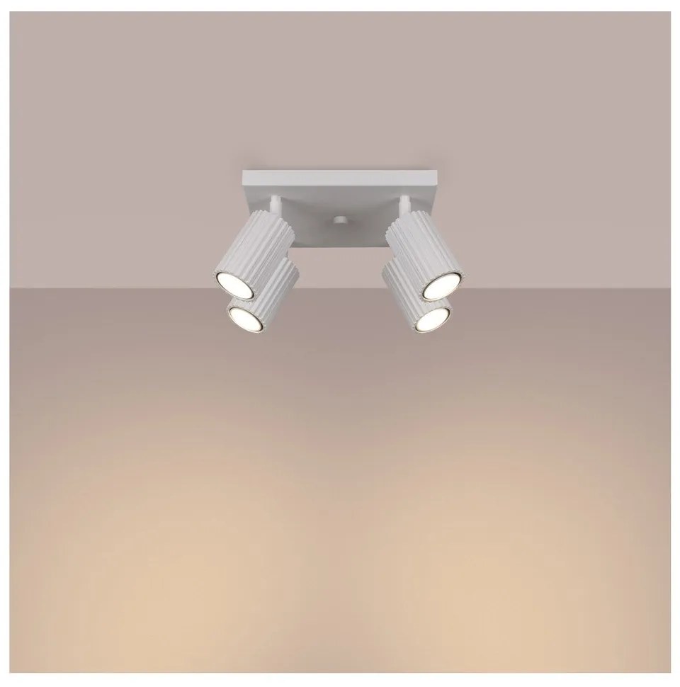 Spot alb 25x25 cm Gleam – Sollux