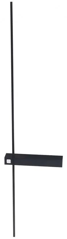 Aplica de perete LED SABRE negru, 91cm W0283 MX