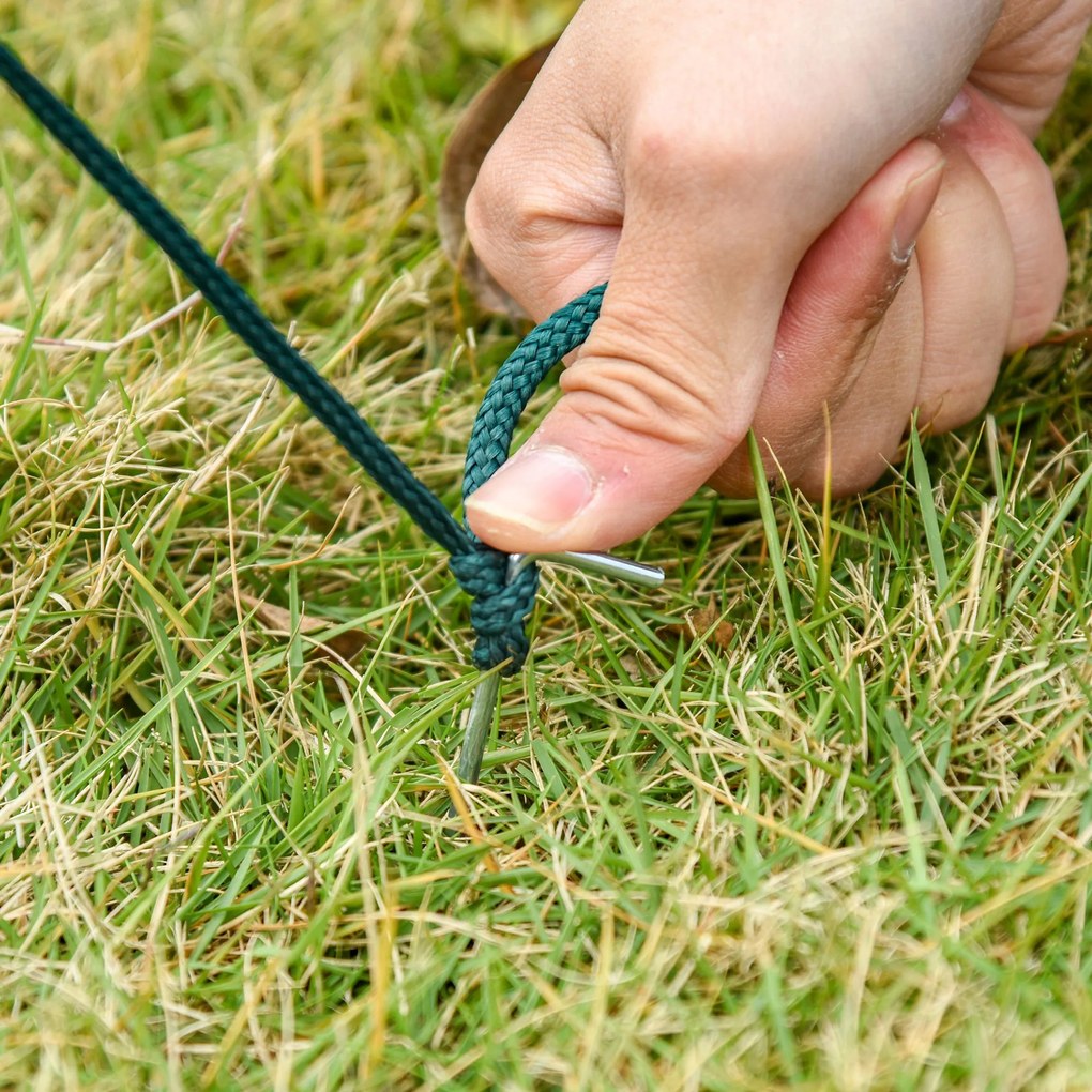 Outsunny Sera de gradina cu protectie din PE anti UV, sera pentru plante si flori, sera compacta cu usa tip rulou | Aosom Romania