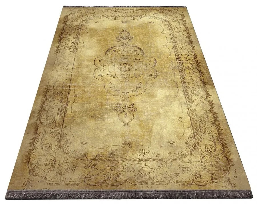 Covor auriu cu model oriental Lăţime: 180 cm | Lungime: 280 cm