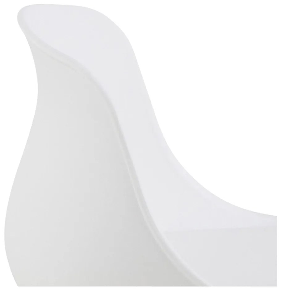 Scaun de bar alb (înălțime șezut 66 cm) Tina – Actona