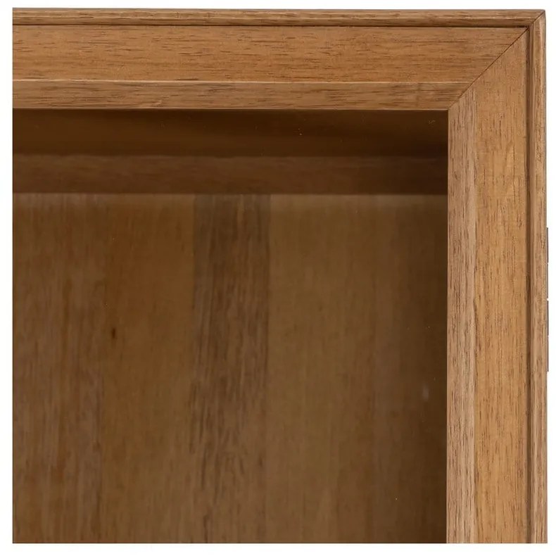 Vitrină în culoare naturală cu aspect de lemn de frasin 84,5x198 cm – Ixia