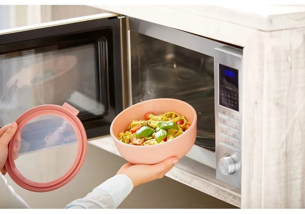 Bol cu capac Mepal Nordic, 500 ml, albastru