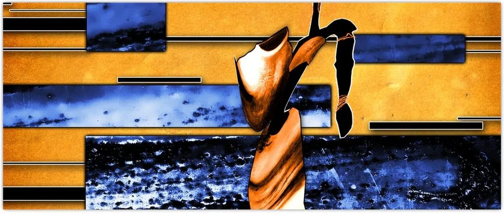 Tablou picturii abstracte (120x50 cm)