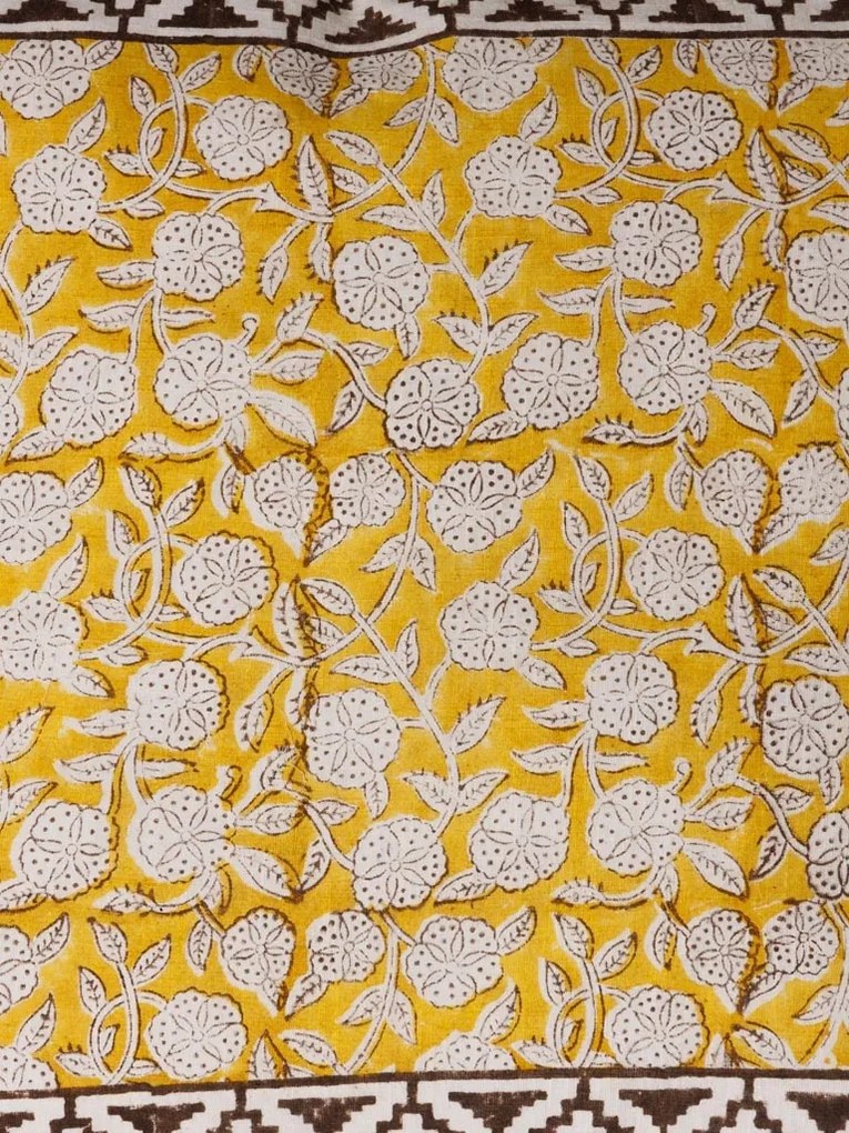 Perna decorativa din bumbac cu imprimeu 45x45cm Cumin