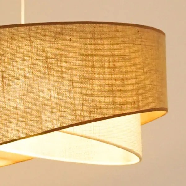 Lustră LED pe cablu Brilagi LYRA 1xE27/15W/230V bej/crem