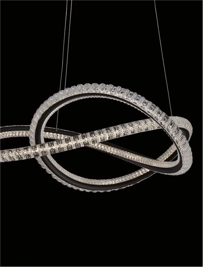 Lustra LED suspendata moderna design elegant GINEVRA 56W