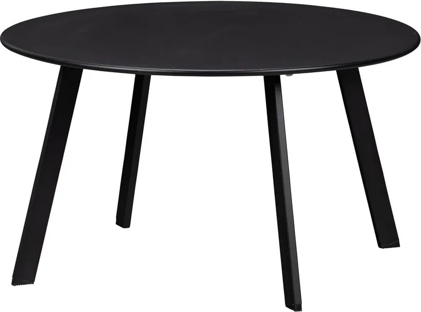 Măsuță auxiliară de grădină WOOOD Fer, ø 70 cm, negru