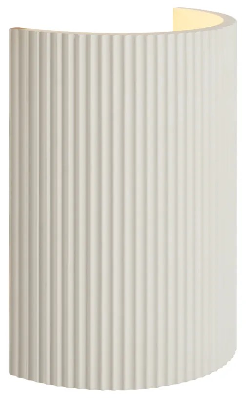 Lampă de perete scandinavă bej ovală - Plaster