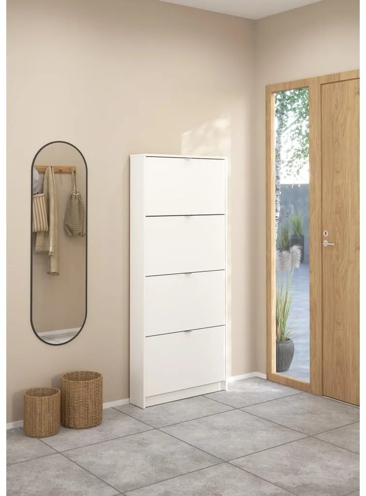 Suport pentru pantofi Flap C 165, alb