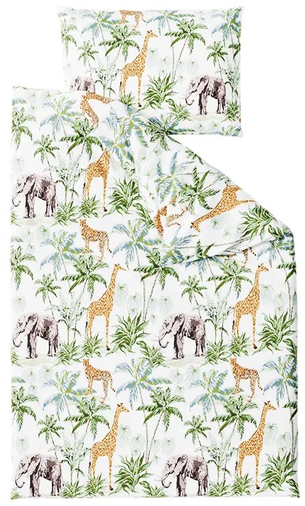 Lenjerie de pat din bumbac alb AFRICA Dimensiune lenjerie de pat: 70 x 90 cm | 140 x 200 cm