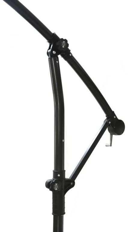 Umbrelă de grădină Free Pole, gri, 3 m