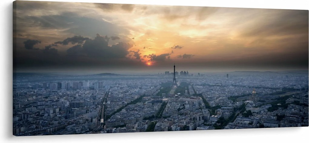 Tabloul - Paris din înâlțime (120x50 cm)