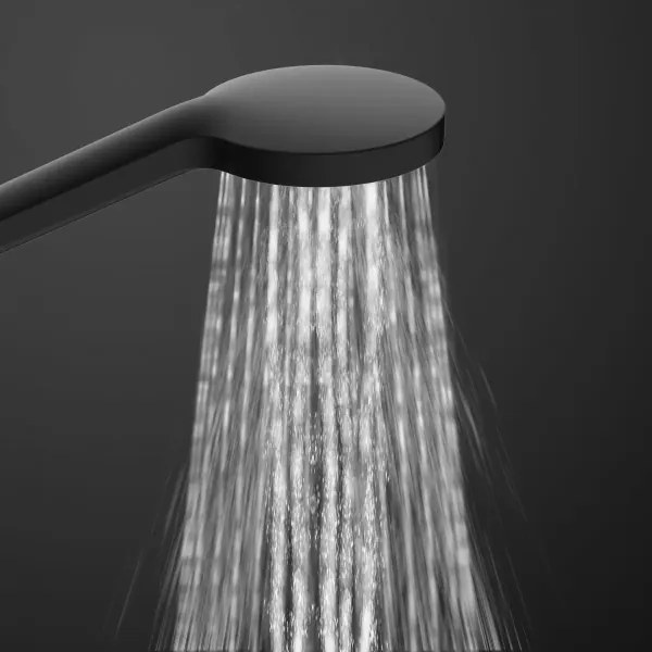 Schütte 60076 - Set de duș cu baterie termostatică MADURA FRESH, negru