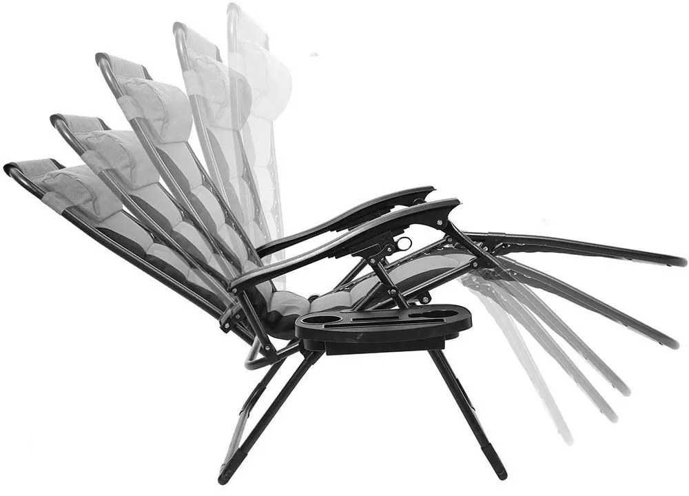 Scaun Delux gravitatie zero-gri