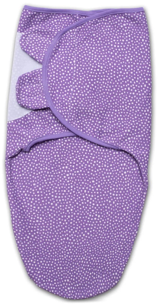 Sistem de infasat reglabil 0-3 luni Kidizi Purple Spots, bumbac 100%