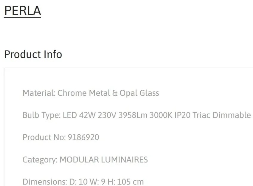 Aplica LED suspendata design decorativ BRILLANTE
