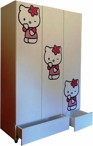 Sifonier Kitty cu usi si sertare