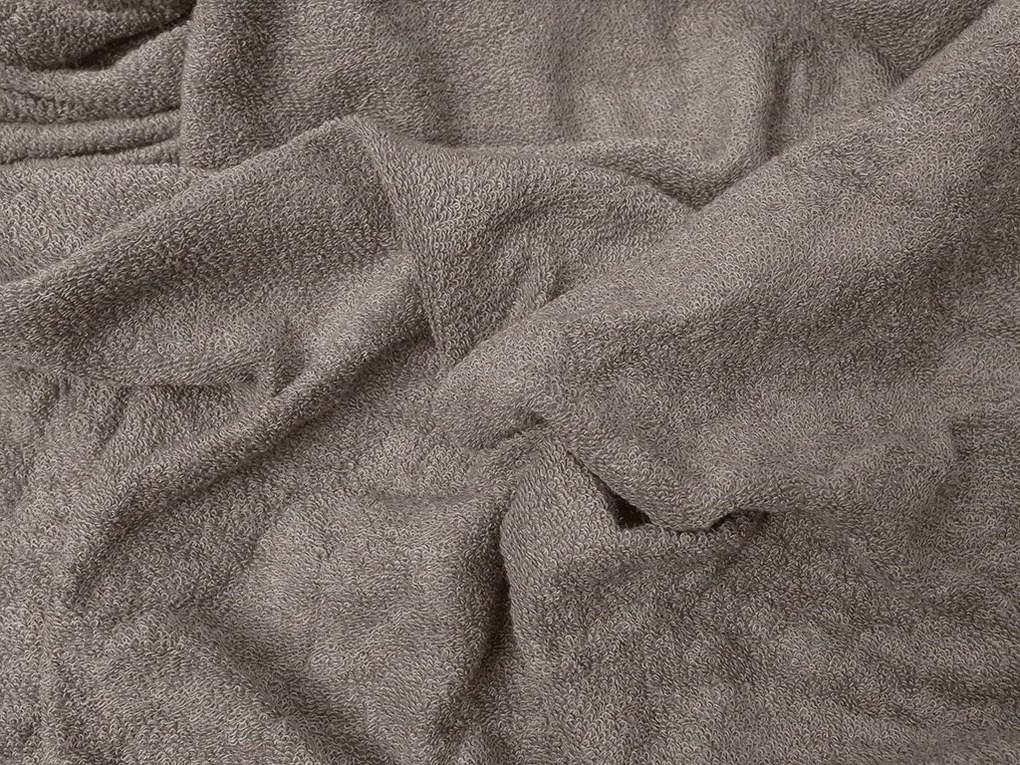 Cearsaf frotae culoare nisipie 160 x 200 cm