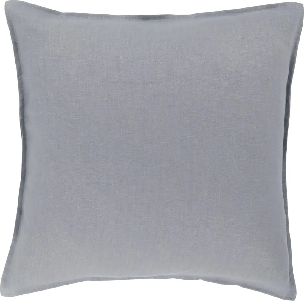 Fata de perna din in, frech gri, Aix 50x50 cm