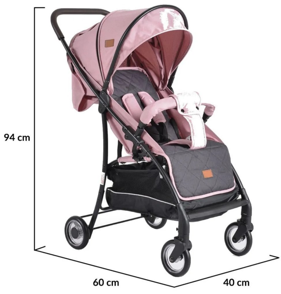 Carucior sport ultracompact pentru copii NOVOKIDS™ London PRO, Transformabil in troller, Spatar reglabil in 3 trepte, Pozitie somn, Roti