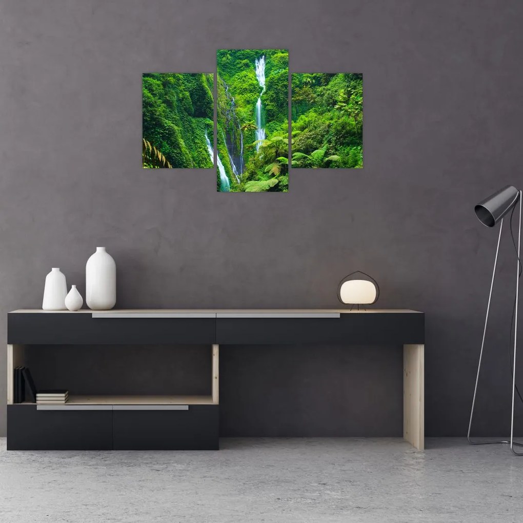 Tablou - Cascada Madakaripura, Java de Est, Indonezia (90x60 cm)