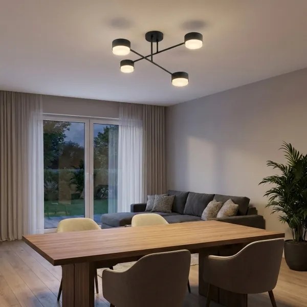 Brilagi - Plafonieră LED aplicată MONO 4xGX53/30W/230V neagră