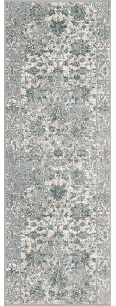 Covor tip traversă albastru prăfuit 70x200 cm Sensi Tris – FD