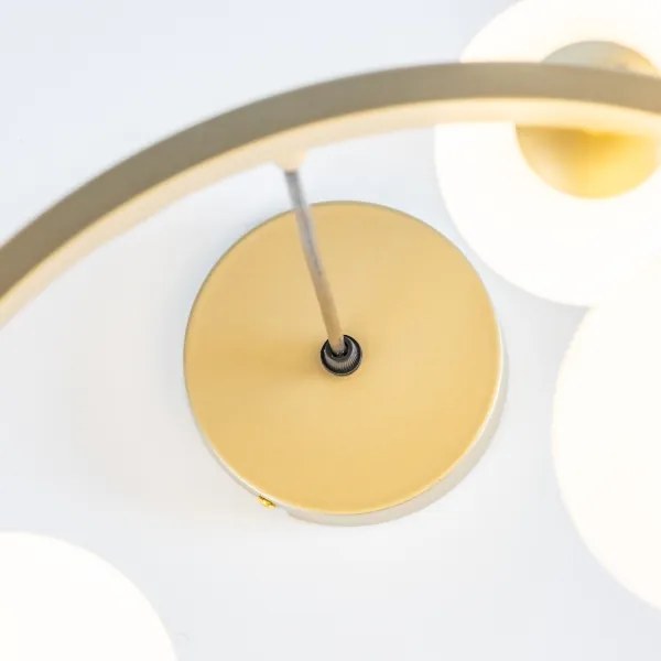 Lustră LED pe cablu Brilagi MILLA 15xG9/3W/230V auriu/alb