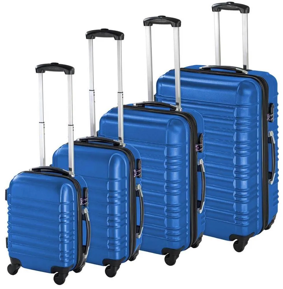 Set de 4 trolere cabina-albastru