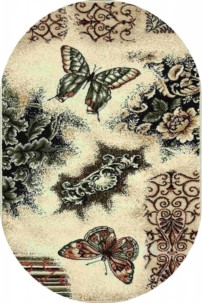 Covor Modern Lotos Fluturi 1607 Oval