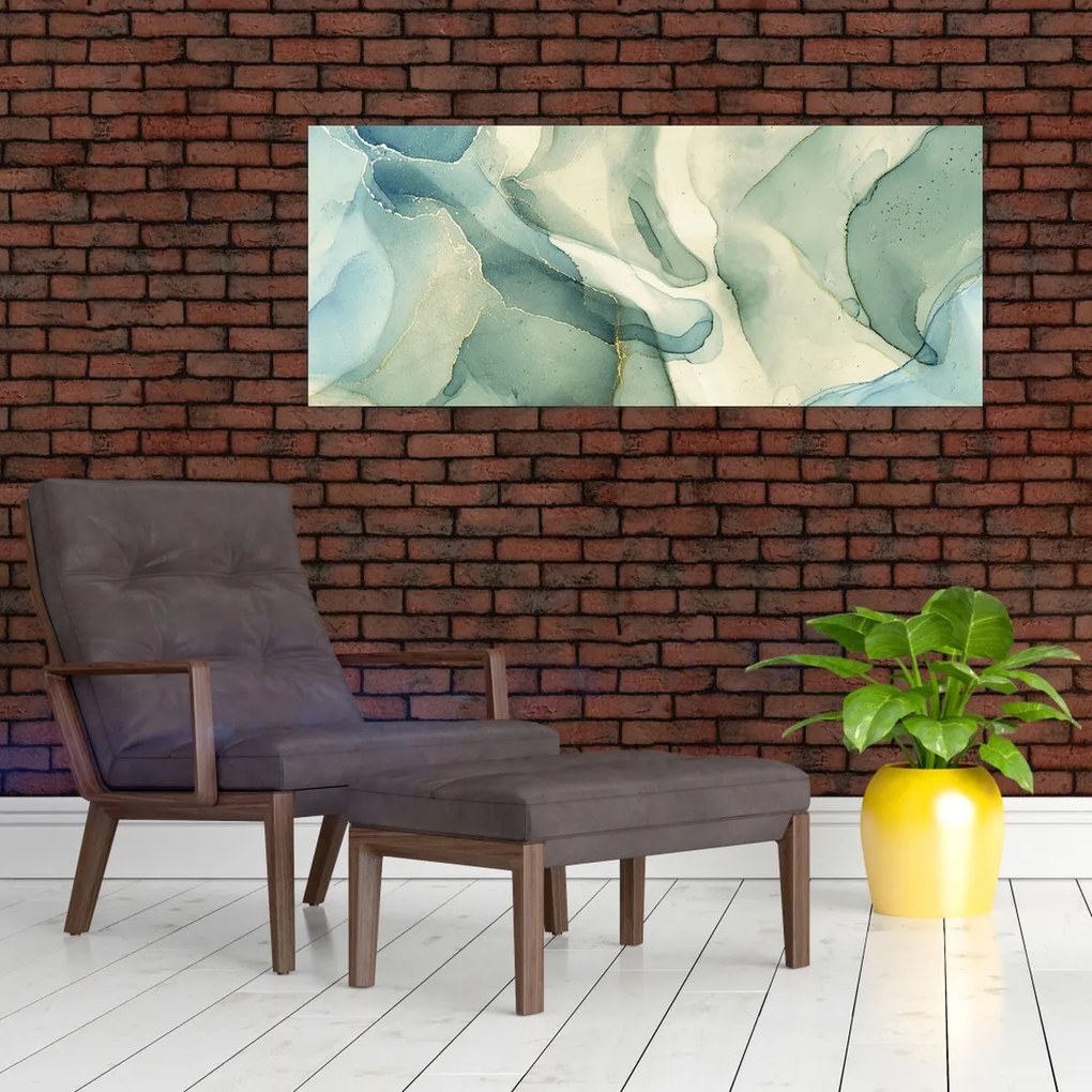 Tablou - Abstract cerneală 3 (120x50 cm)