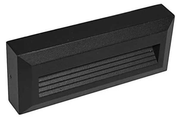 Corp de iluminat LED pentru scări KORA LED/1,2W/230V IP54 4000K negru