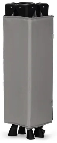 Pătuț de voiaj Baby Tiger VIKI gri KINDERKRAFT